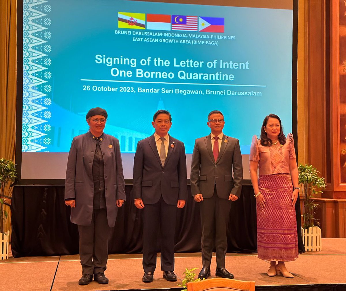 BANDAR SERI BEGAWAN, BRUNEI DARUSSALAM, 26 Oktober 2023 – YB Dato Hajjah Hanifah Hajar Taib, Timbalan Menteri Ekonomi, telah mengetuai delegasi Malaysia dalam 26th BIMP-EAGA Ministerial Meeting dan Ministerial Retreat di The Empire Hotel, Bandar Seri Begawan, Brunei Darussalam.