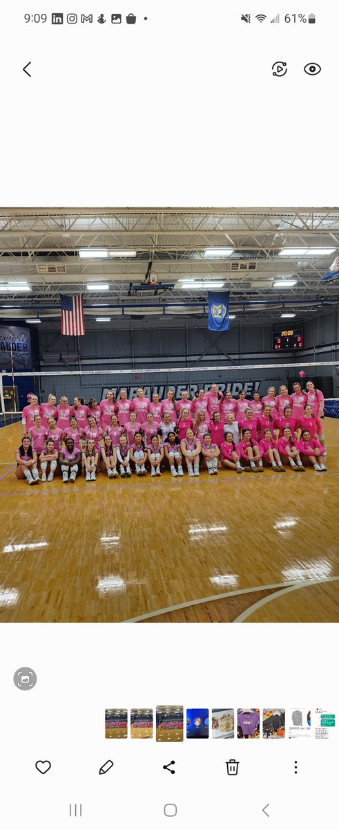BlakesleeKim's tweet photo. Although Flat Rock got the W for tonight, the biggest win was for the Shades of Pink Foundation that benefited from tonight's Volley for a Cure benefit game between Carlson and Flat Rock. 🩷🏐🩷🏐🩷🏐🩷 #MarauderPride#RamsPride https://t.co/NmxO5Qc32l
