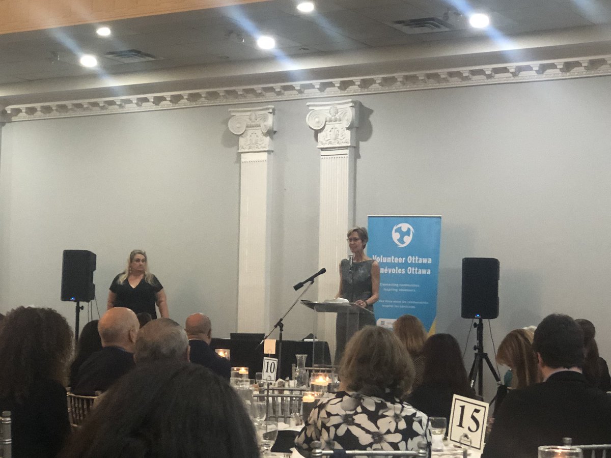 DerekdeLouche's tweet photo. .@VolunteerOttawa ED closes out the 2023 #VOscars with a call to continue support of volunteerism in #Ottawa and an ask for support the work of the organization https://t.co/HuAKBEFKnK https://t.co/T8fpIsltYQ