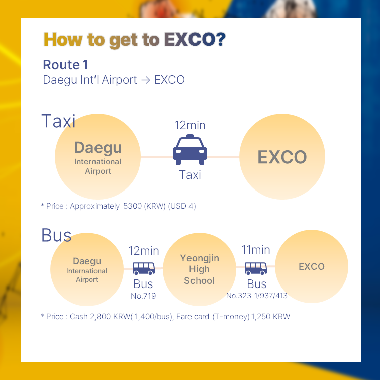 FAOPS2023's tweet photo. FAOPS 2023 
Program Details &amp; Tour/Transportation Information

- Symposium: S56
- Optional Tour Program: T04
- How to get to EXCO

Nov. 1-4, 2023, Daegu, Korea
The Future of Physiology is Today
#Physiology #FAOPS #Daegu https://t.co/OrClqQG2pX