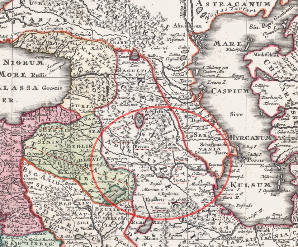 USAzerisNetwork's tweet photo. Also, on this 1730 #map by a #German #cartographer: 

1) all of "Western Armenia" for some reason is called #TURCOMANIA

2) no #Armenia again

3) #ADIRBEITZANIA not only exists (older than Coca-Cola?!), but somehow North of Araz (Araxes) river &amp; next to #ERIVAN! https://t.co/GDAaKm9HpP