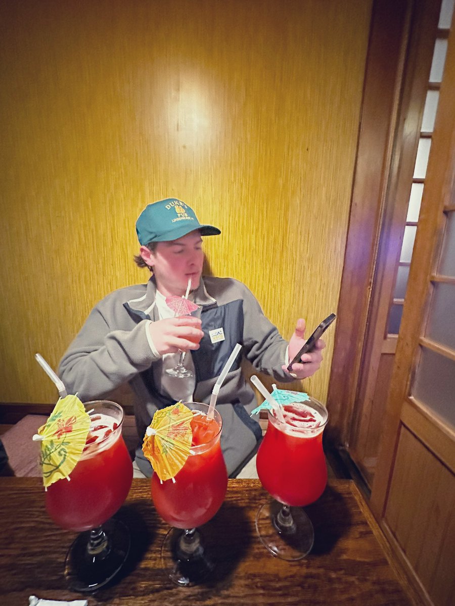 twhools78's tweet photo. “Chill babe not right now. I’m drinking mai tais and smoking cigarettes with the boys” https://t.co/ZrCmZ1e7Rl