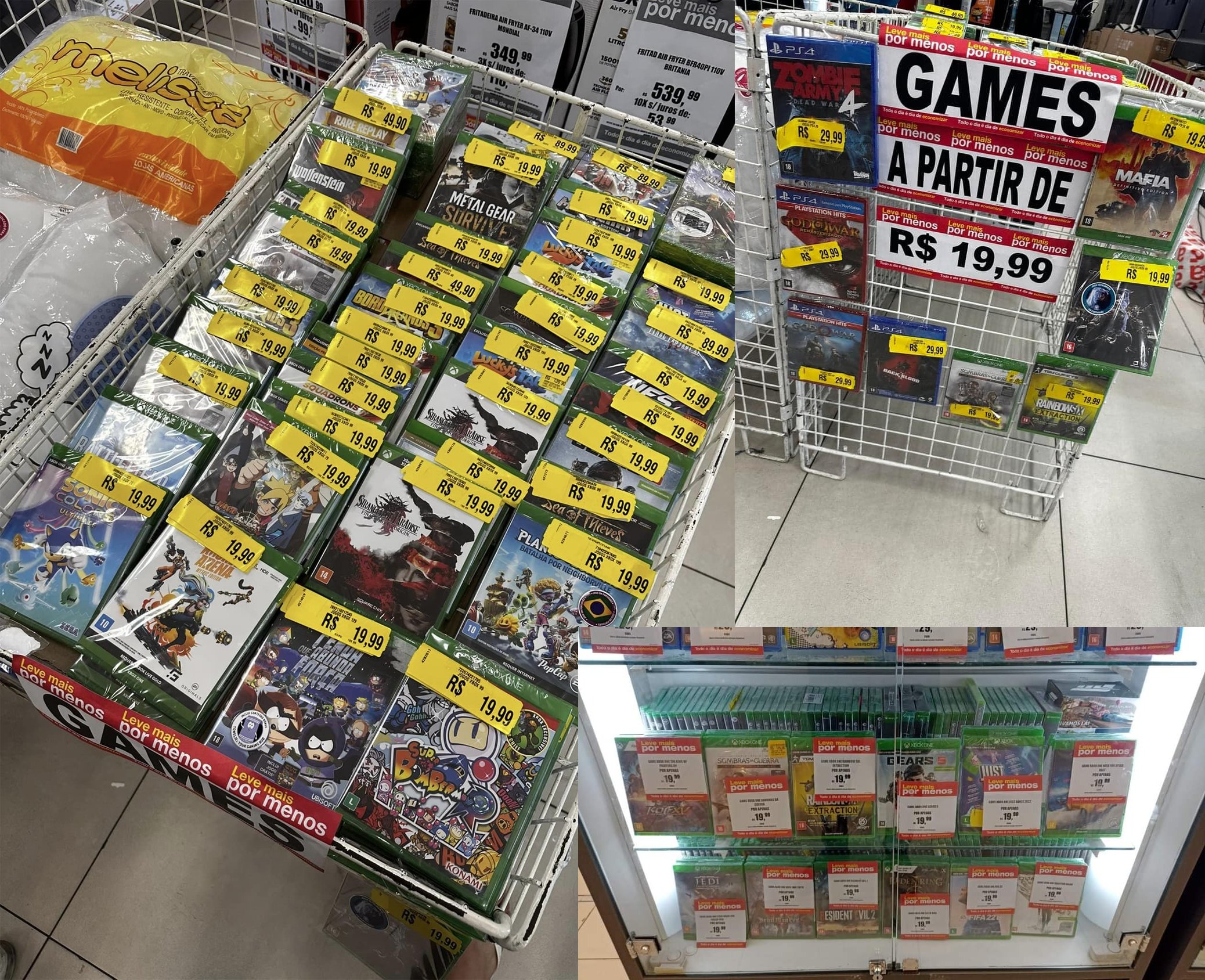 Promoção nas lojas americanas físicas, jogo NOVO por 19,90 LACRADO