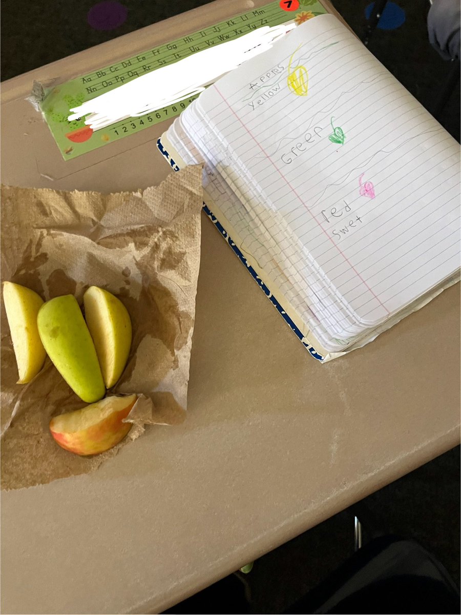 An apple a day keeps the boredom away in 2nd grade! 🍎 After diving into apple research during EL, our young scientists had a blast with hands-on experiments, including making homemade applesauce. 🍏🧃 #LearningThroughFun'