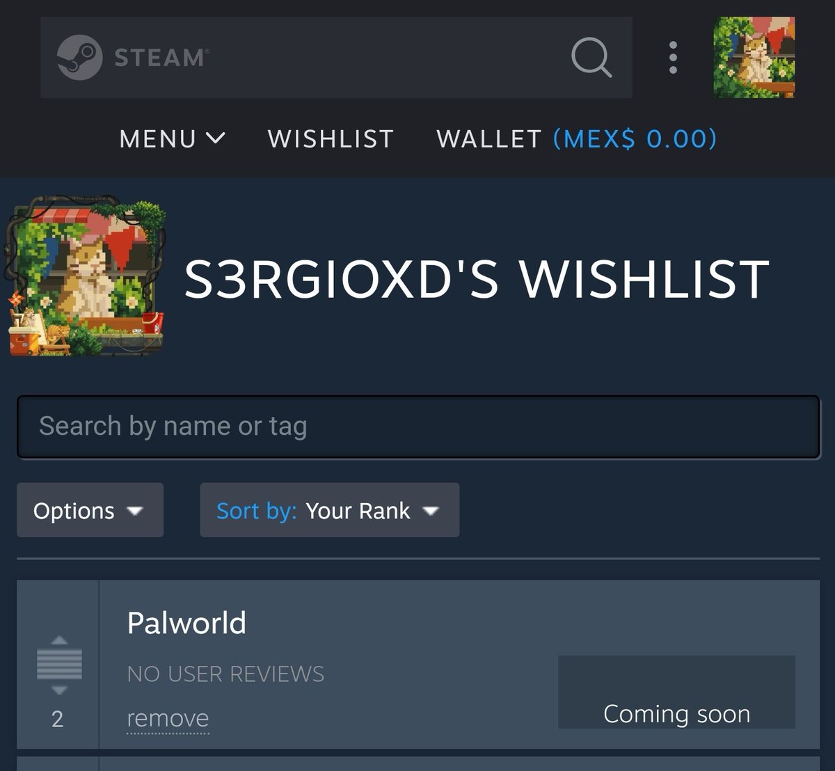 s3rgioxD's tweet photo. @Palworld_EN @Palworld_JP Si me gano una key se la voy a regalar a un amigo porque yo definitivamente pago para apoyar este ambicioso proyecto https://t.co/wPDwDHSK0o