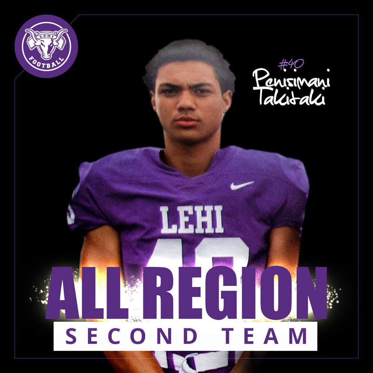 Congratulations to Penisimani Takitaki, Carson Wren, Max Ray, Austin Stauffer, and Kaleb Moore for being named to Region 3's All-Region Second Team! Let's get loud! #pioneernation #allregion