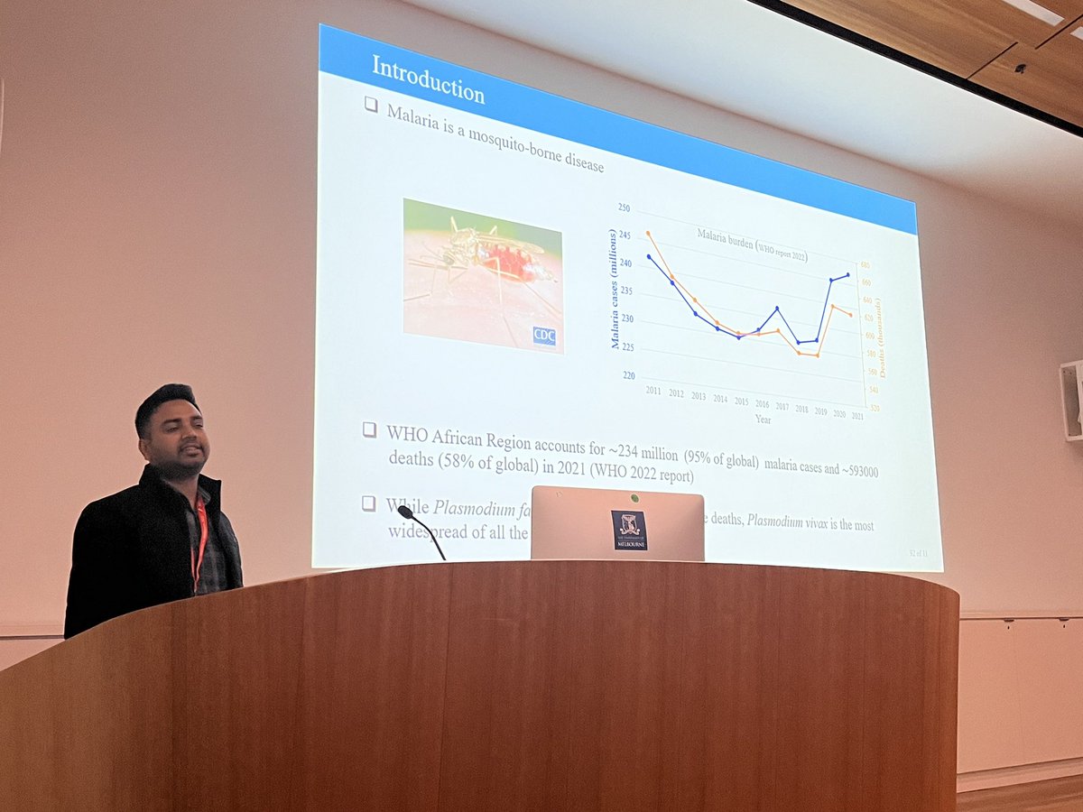 The last immunology long talk for MiM2023 is Nurul Anwar who presents an investigation of P. vixax Elimination Using MDA.

#MIM2023
#malariamelb23