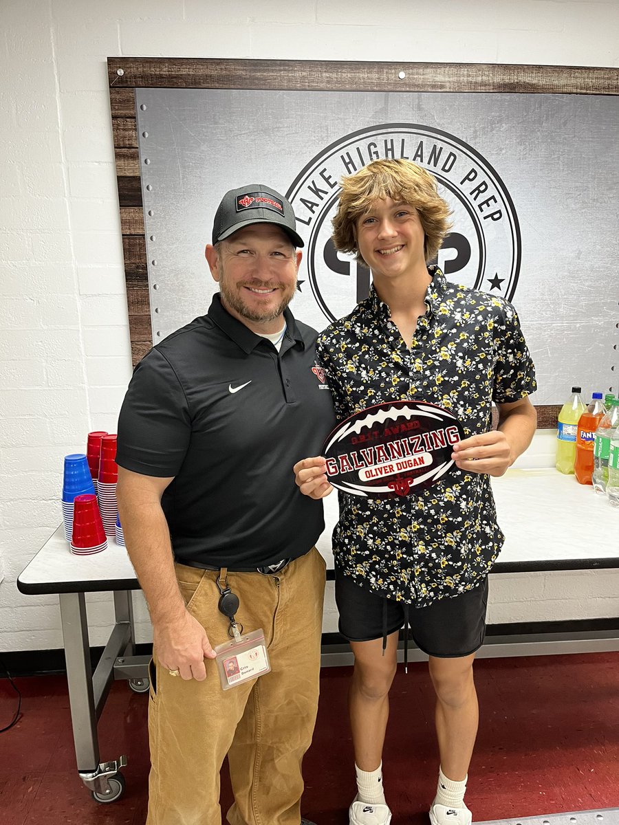 Great night celebrating our JH Football season. Congratulations to all our G.R.I.T. Award winners. <a href="/LHPS_football/">LHPS Football</a> <a href="/LHPS_athletics/">Lake Highland Prep Athletics</a>