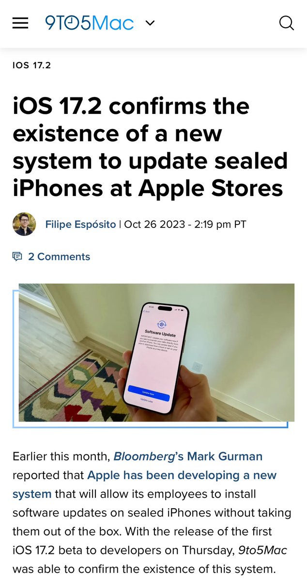Little_34306's tweet photo. WHAT THE F IS HAPPENING?
Just in case iOS 17.2 got jailbroken that mean if i even bought the device ship with iOS 17.2 and then it will force update me to iOS 17.5, 17.6 whatever, without touching to my device? Still in sealed? Wtf is Apple doing? Apple control everything now 😭 https://t.co/IQwEt7cBQj