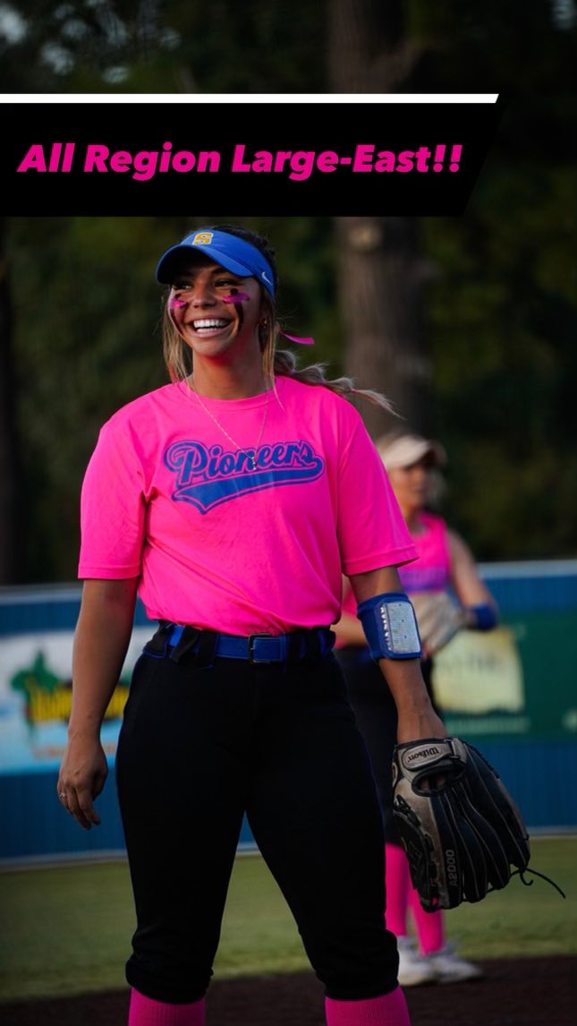 Found out I made All Region for the Large-East schools. Didn’t even know it was a thing…🤷🏽‍♀️😄👍