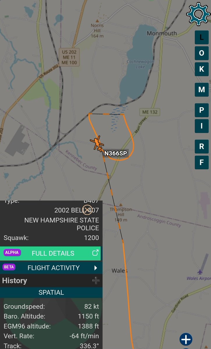 upuknews1's tweet photo. #LewistonFiringUpdate : New Hampshire State Police Helicopter now circling around Route 132 in Monmouth now.
#Lewiston #LewistonMassacre #LewistonFiring #Maine #MassShooting #Shooting #Firing #LewistonFiring #UPDATE #ALERT #USA #USAFiring #BREAKING_NEWS #RobertCard https://t.co/JEZB5gLWLn