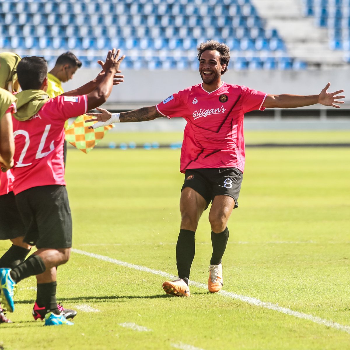 WeArePFL's tweet photo. Successful day of matches for our teams in the 𝐀𝐅𝐂 𝐂𝐮𝐩. 

Dynamic Herb Cebu bags their first-ever AFC Cup win after beating Shan United of Myanmar, while Stallion Laguna securing a point away against Terrenganu FC of Malaysia. 👏

📸: AFC

#ACC2023 | #LabanPilipinas https://t.co/7tAsk65b9N