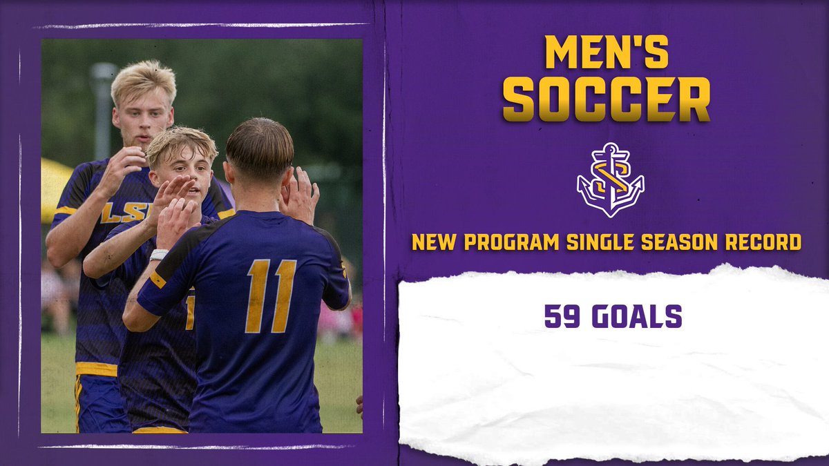 🚨🚨 NEW PROGRAM RECORD 🚨🚨 Men's Soccer has put up 59 goals this season, and they aren't done yet!