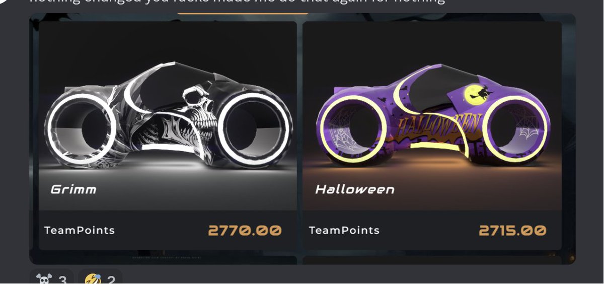 Team Grimm takes it home
Bewitched comes in 2nd
over 6 eth in prizes!
an F2 Unraced unspliced genesis winner
awesome stuff really enjoyed it.