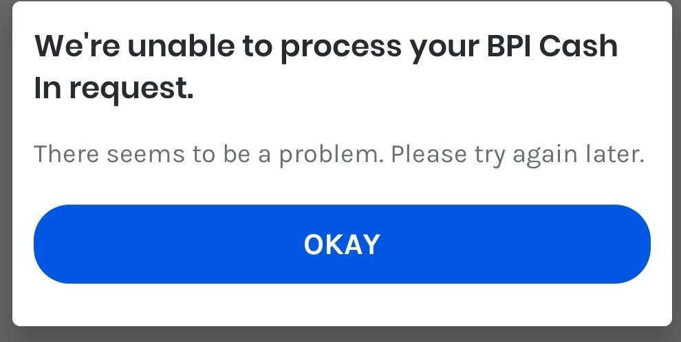 alltoowell01_'s tweet photo. Oooops! Here we go again 🥴 Sana nakalagay ano problem
 Tapos try again later? Gaano po katagal yung later nyo? 😂 Pwede naman sanang specify.  @gcashofficial #gcash #gcasherror #Error https://t.co/nR9gNTHjkB