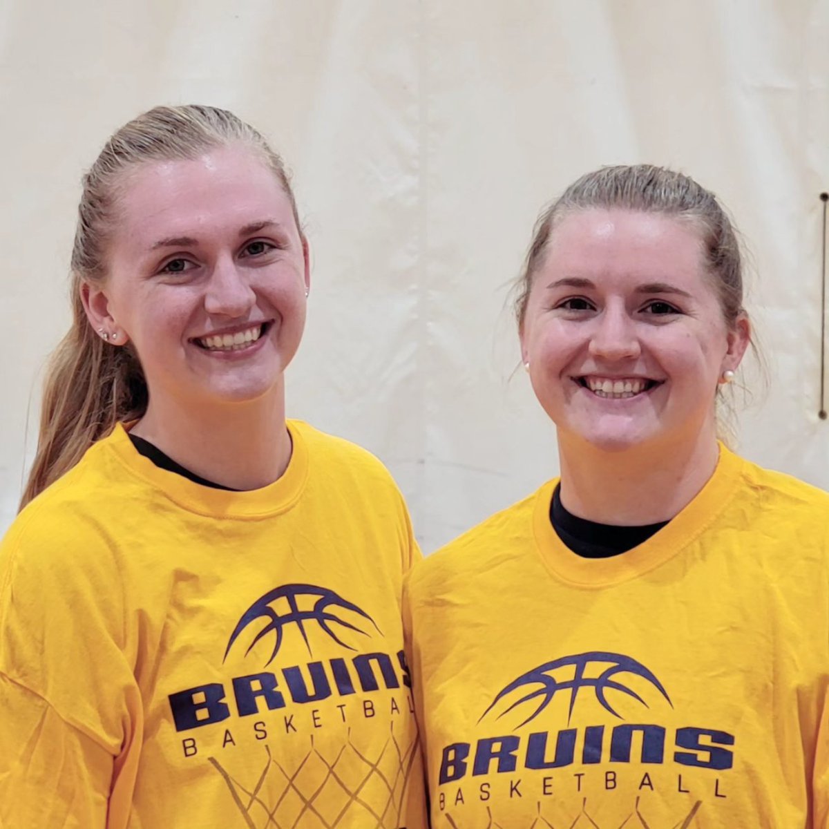 LakeBraddockGBB's tweet photo. As Lake Braddock celebrates its 50th Anniversary in 2023, we are very happy to welcome the two newest members of our coaching staff - Emma and Molly Sharman - who are the daughters of Laura (Teter) Woodlief, the most decorated player in our program's history!
#BruinsGBB 🐻💜💛 https://t.co/BrYnHTb606