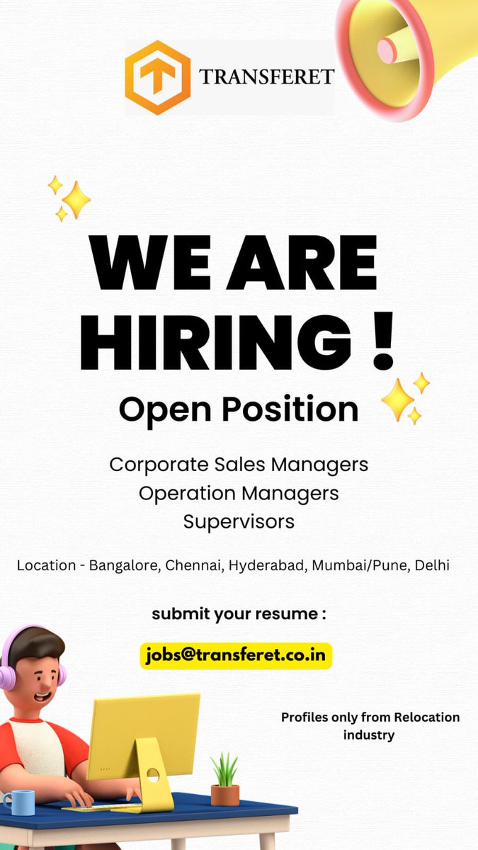transferet1's tweet image. #bangalorejobs
#relocationjobs
#jobs
#SalesJobs 
#sales
