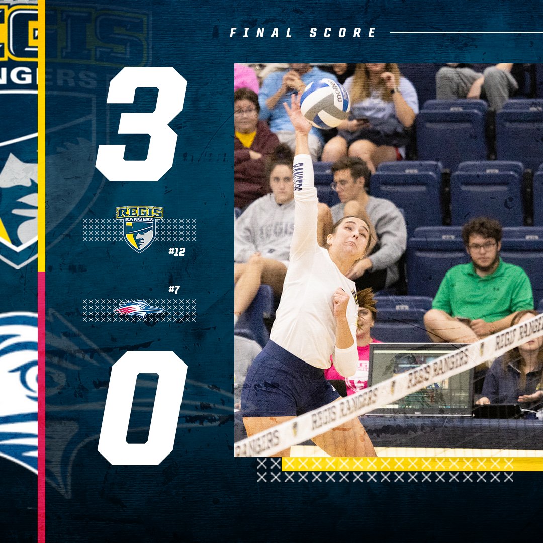 Regis Rangers (@regisrangers) on Twitter photo BOOM!!💣
No. 12 <a href="/RegisVolleyball/">Regis University Volleyball</a> opens this week's regional power pod action with a road sweep of No. 7 MSU Denver!! #RangerUp BOOM!!💣
No. 12 <a href="/RegisVolleyball/">Regis University Volleyball</a> opens this week's regional power pod action with a road sweep of No. 7 MSU Denver!! #RangerUp