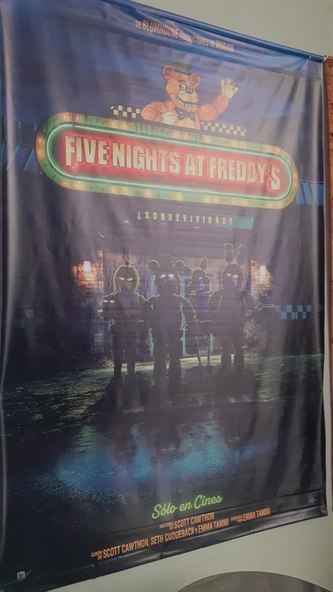 JinkakuF's tweet photo. Por fin llego el dia... Y solo puedo decir que valio la pena, realmente lo valio, mi niño interior de 11 años ya puede descansar satisfecho.

Solo queda decir, Thank you Scott Cawthon.

#FNAF #FNAFMOVIE #ThankYouScottCawthon https://t.co/WAcjzu4pH4