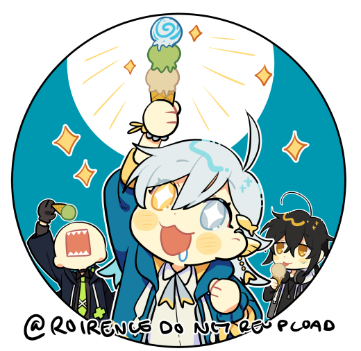 Roirence's tweet photo. I got the opportunity to draw stuff for the #tsunscoopsxumvvelt collab and didn't post much of the artwork but..i like this sticker i drew
#SeoART #RyukiVT #drawnix https://t.co/ILmUOqsoz5