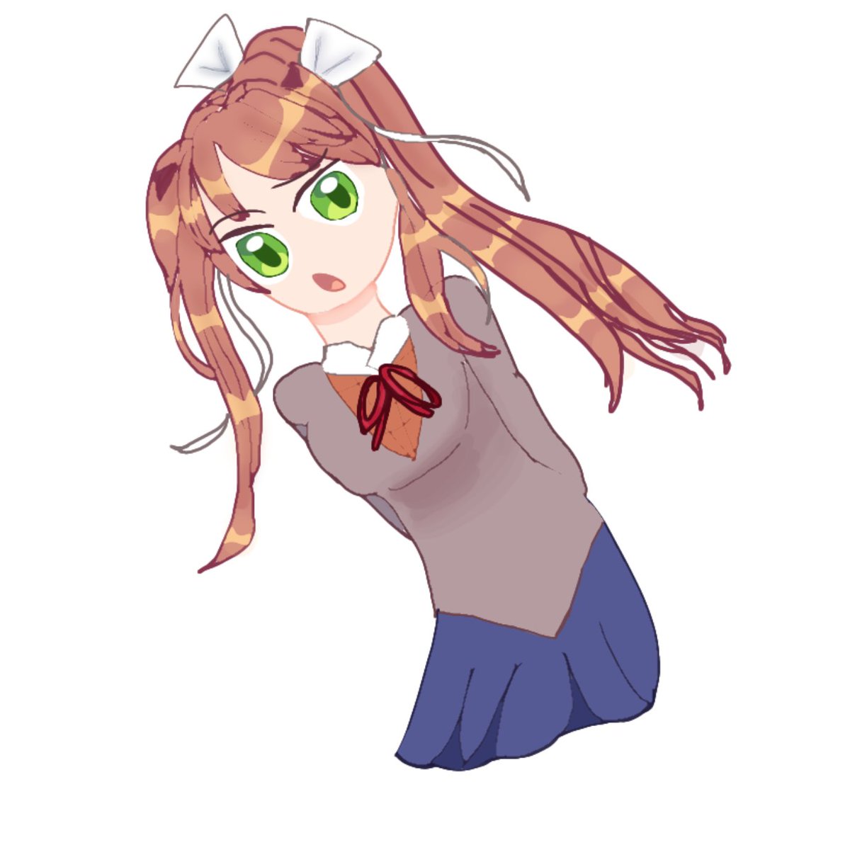 MON0li's tweet photo. Hey @Starpower15 or gamergirl17 here is the art! 

Honestly I don't think it's good enough for the video...
Procrastination got to me and so did the 19 missing assignments I have in school.  😭 

I drew this on ibispaint X with my finger because I lost my pen. https://t.co/kgS5IODo4s
