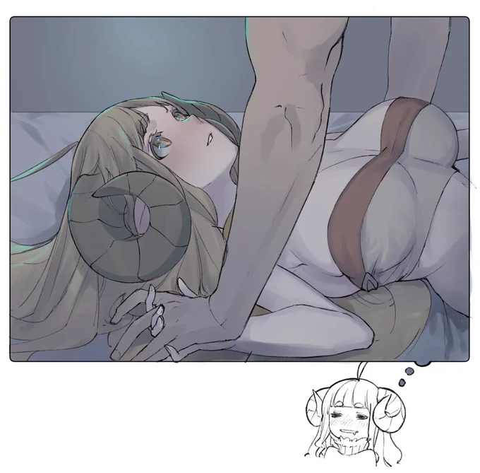 季節ものなので仰向け乳流れ絵は過去にも描いてます。