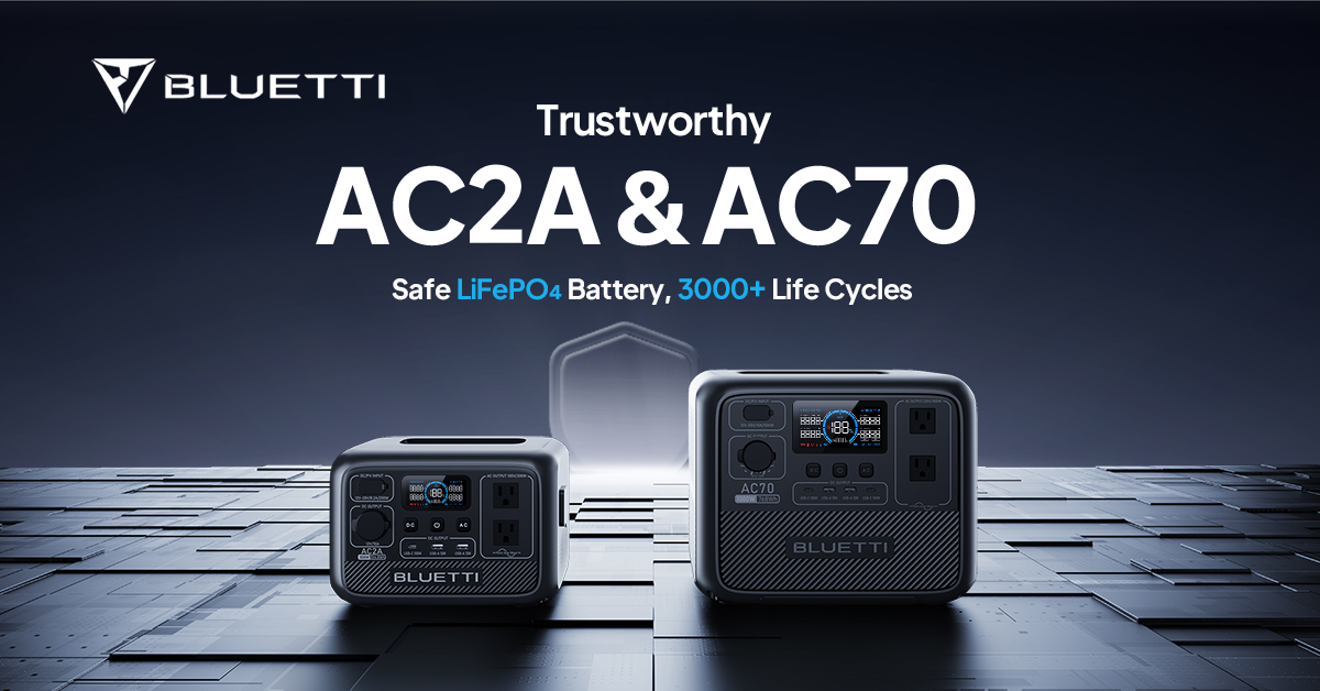 bluetti_inc's tweet image. 🛡️Safety Takes Priority!🛡️
⚡The #AC2A⚡comes furnished with 😎state-of-the-art circuit protection technology, guaranteeing uninterrupted power delivery to Safeguard your gadgets.💪🔌🌠

🚀#BLUETTIAC70🚀 - an eco-conscious choice with LiFePO₄ Battery!💚
🌱3000+ life cycles to