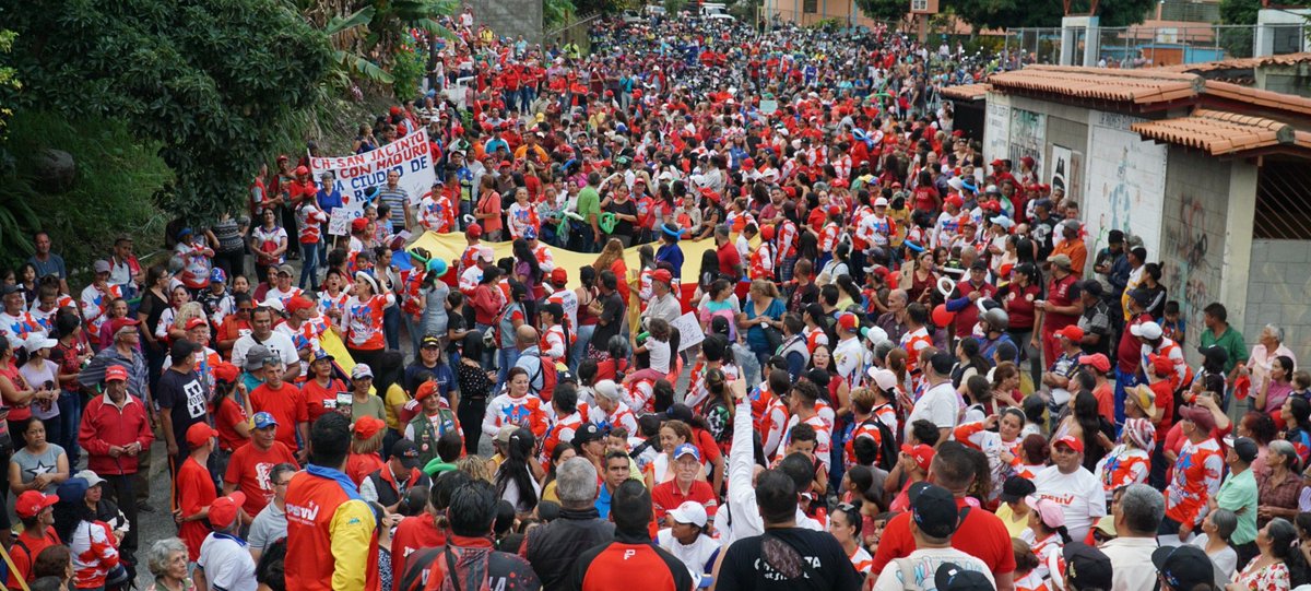 Chavismo en El Chama y Jacinto Plaza desbordaron sus calles en respaldo al Presidente Maduro