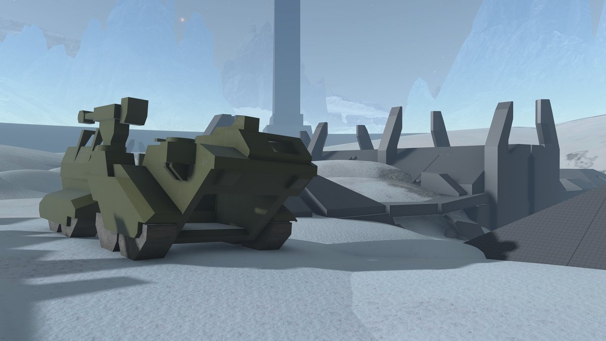 The Halo 3 Elephant found it's way to Snowbank #HaloInfinite #Blocktober