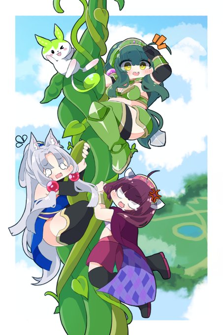 ずん子と豆の木!
#東北ずん子誕生祭2023 