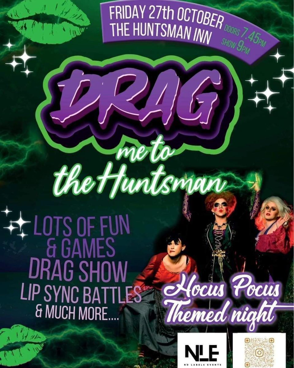 Join us tonight at Huntsman Inn Gormanston 🕷🎃

Doors open 7.30pm
Wristband only event 

Tickets available at the door €15

<a href="/GibneysHuntsman/">Gibneys Gormanston</a> <a href="/stamullen_fc/">Stamullen F C</a> <a href="/StamullenCfr/">Stamullen CFR</a> <a href="/BalbrigganIF/">Balbriggan Integration Forum</a> <a href="/GCNmag/">Gay Community News</a>