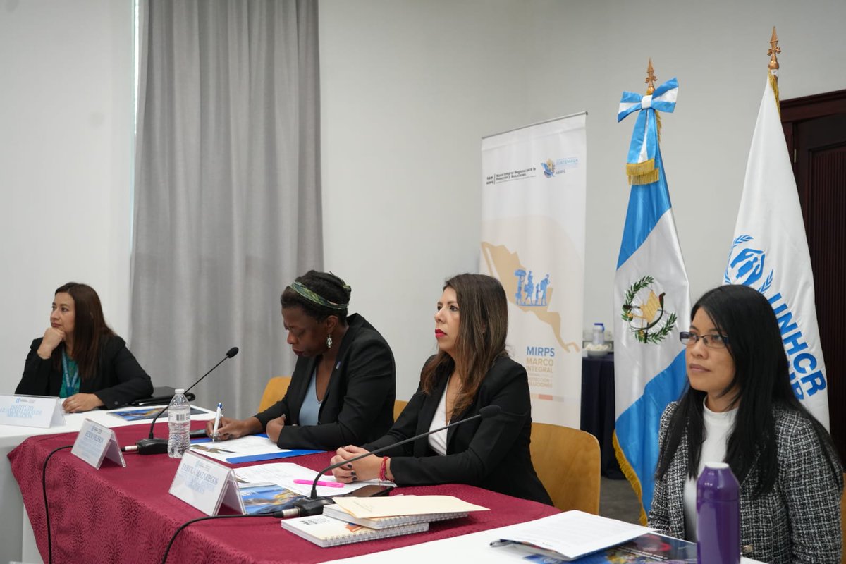 MinexGt's tweet photo. El @MinexGt, coordinador del ETN #MIRPS, el @RepACNURGuate, @ACNURamericas e instituciones del Equipo Técnico Nacional @somossbs, @MigracionGuate, @MineducGT y @MINTRABAJOGuate, participaron en III Reunión Plenaria del #MIRPS generando acciones para las personas refugiadas. https://t.co/vQekJ6du3m