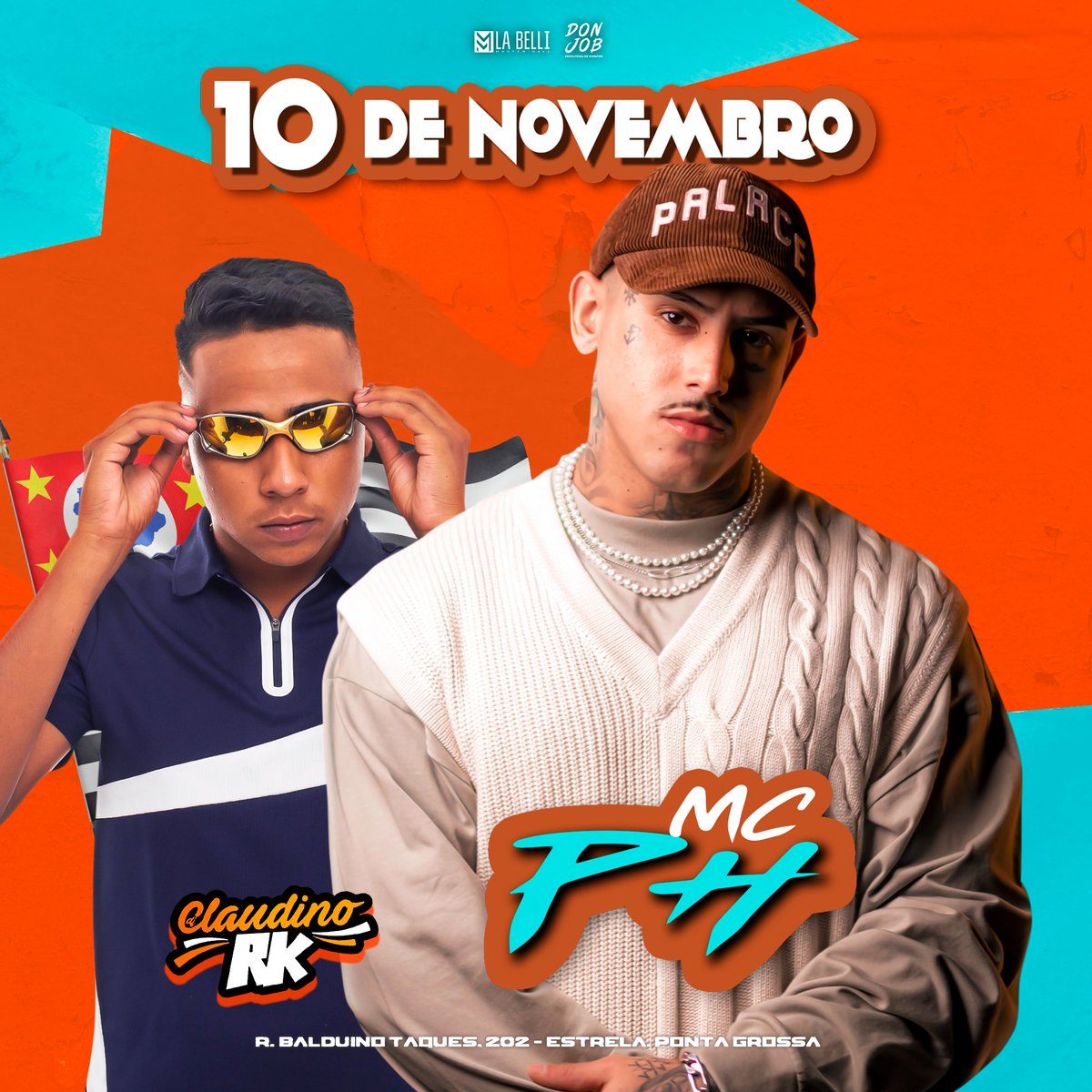 Confirmadíssimo para dia 10 o cara do momento, MC Ph juntamente com o Claudinho Rk 🚀🚀🚀
