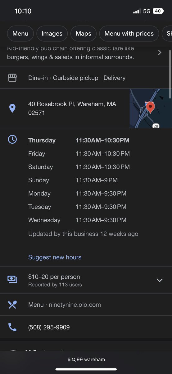 crippkeepa's tweet photo. Gotta love when you get back handed comments when picking up your to go order from @99restaurants staff because they close at 10 when online says 1030. Best part was the “why didn’t you pay online it makes things so much easier for us” comment 😑🫠 https://t.co/ggwR2evFQX