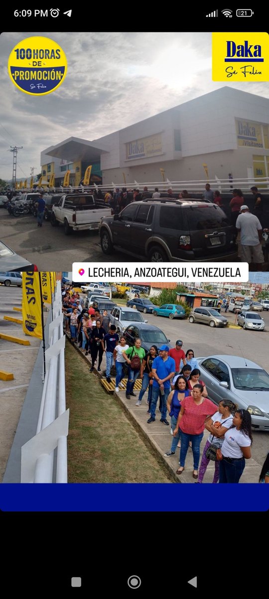 SanojaReinaldo's tweet photo. ¿Ustedes ven "un país SIN LUZ" en esta foto?

Daka es una empresa privada de electrodomésticos. https://t.co/sJj3DHUoB9