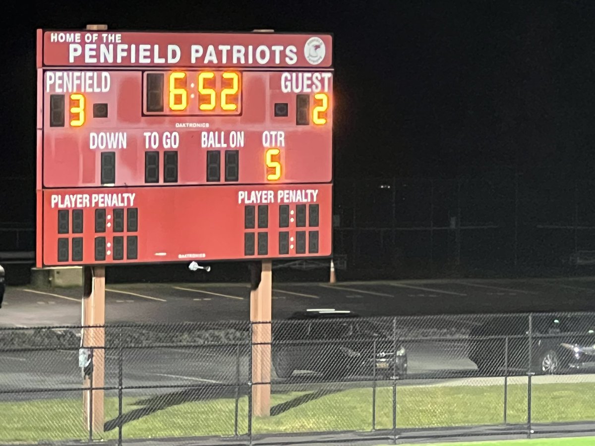 Penfield advances to the Sectional finals! Mikayla Mrzywka scores the game winner in OT from the nifty assist by Jojo Salzbrenner. Mia Curtis puts two goals in the cage off of assists from Mikayla Mrzywka and Sophie Graves. See ya on Monday!