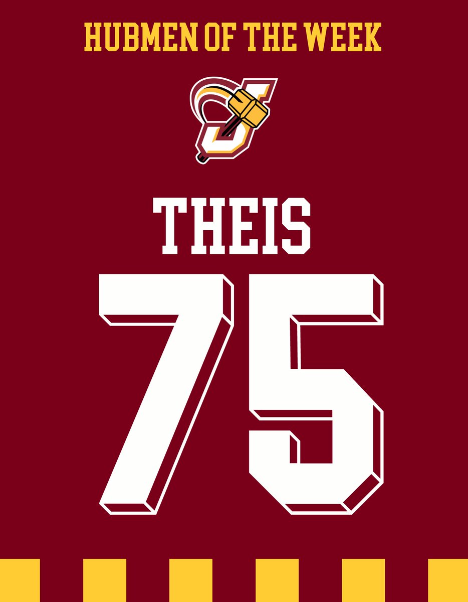 Congratulations to Logan Theis who was named Hubmen of the Week for our first-round playoff game.  He has continued to take on a bigger role both offensively and defensively which has helped our team have success.