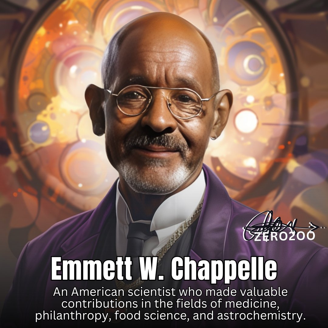 Day 266-Today, we celebrate Emmett W. Chappelle, a remarkable American scientist whose work in medicine, food science, and astrochemistry has left an enduring impact. 🌟🔬 #EmmettChappelle #ScientificLegacy #LegendsInLivingColor