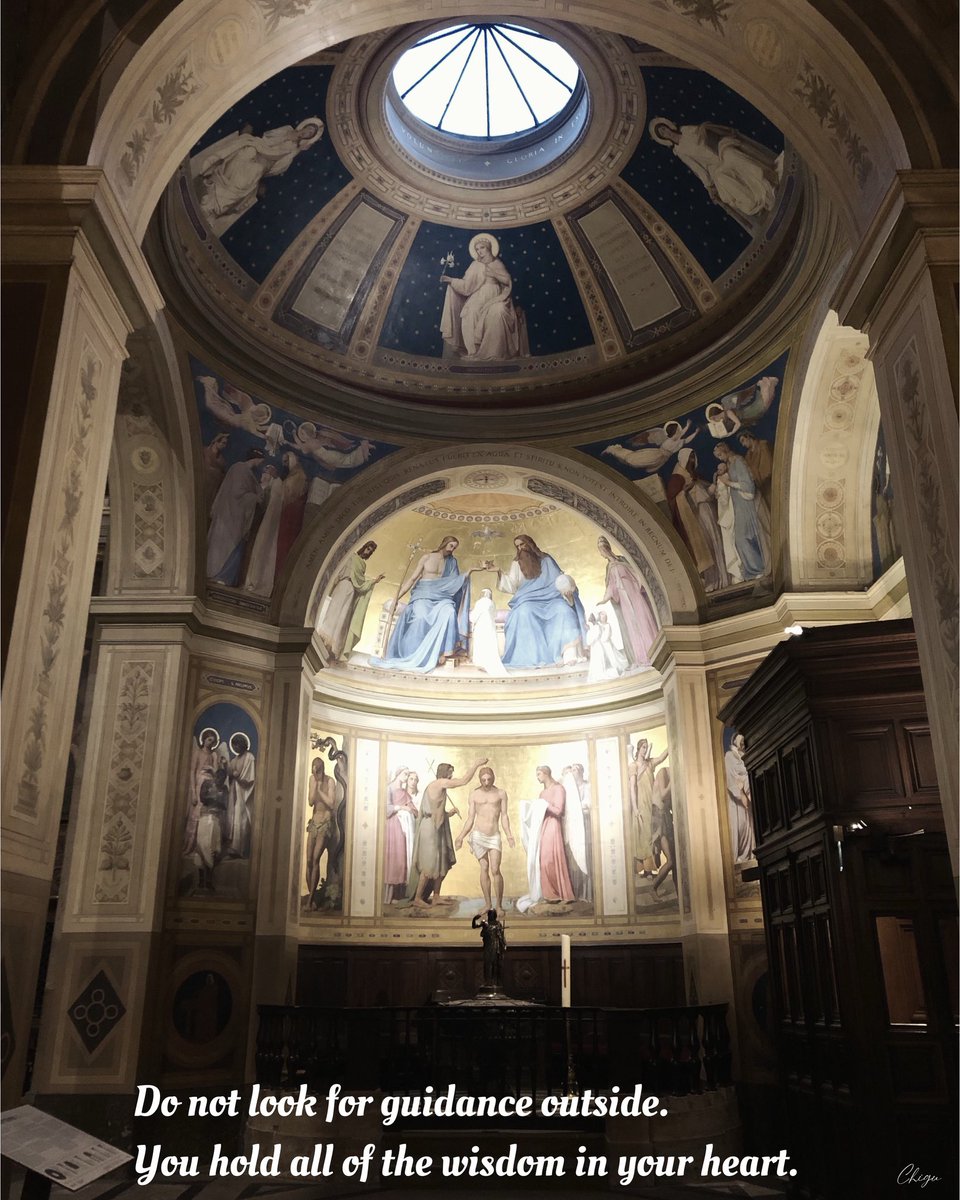 cocobonheurcoco's tweet photo. Do not look for guidance outside.
You hold all of the wisdom in your heart.

こたえは
あなたの
心の中に
あります。

#パリ #フランス #paris #france #notredamedelorette #ノートルダムドロレット教会 #心の中 #真実 #believeyourheart #haveaniceday https://t.co/QGe1491oCS