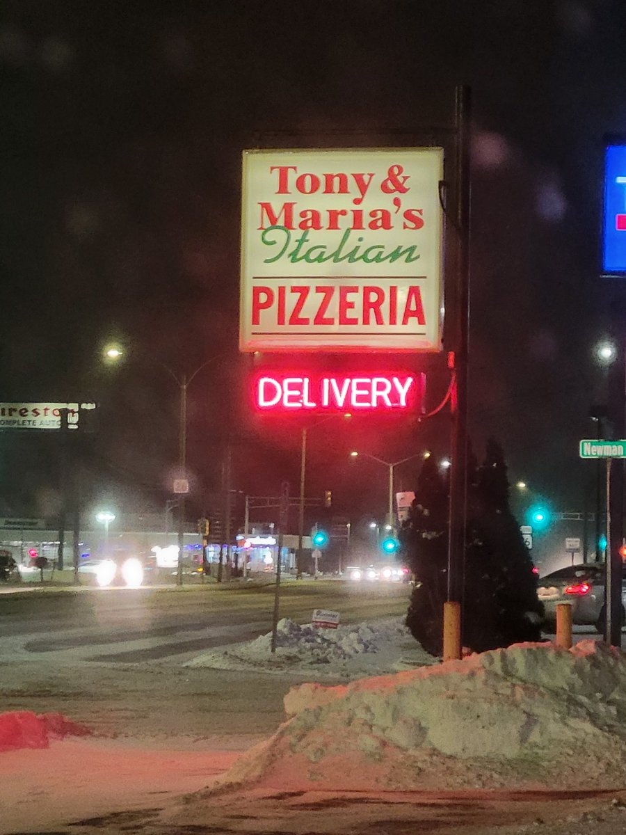aracritter's tweet image. Tony &amp;amp; Marias Pizza Janesville WI