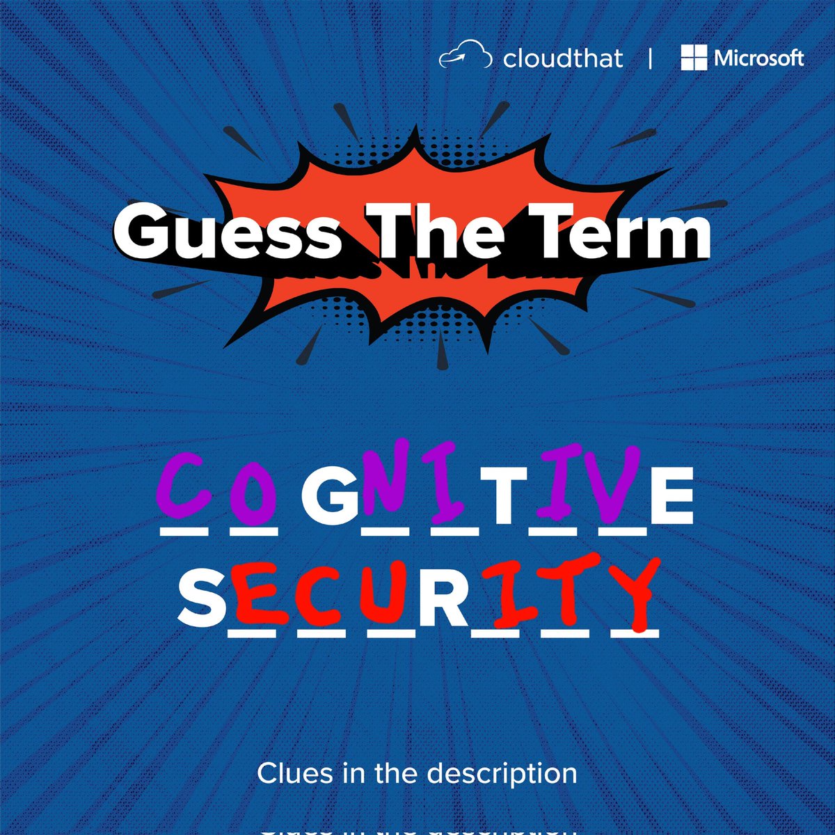iam_margam's tweet image. 👉 COGNITIVE SECURITY

#CybersecurityAwarenessMonth #WinWithSecurity @cloudthat @Microsoft 

@Shyamminiga
@Chinnarayudu98 
@OnlySiddhartha
@VaishaliMaisur2
@shreedhar_kanna
@MintKota