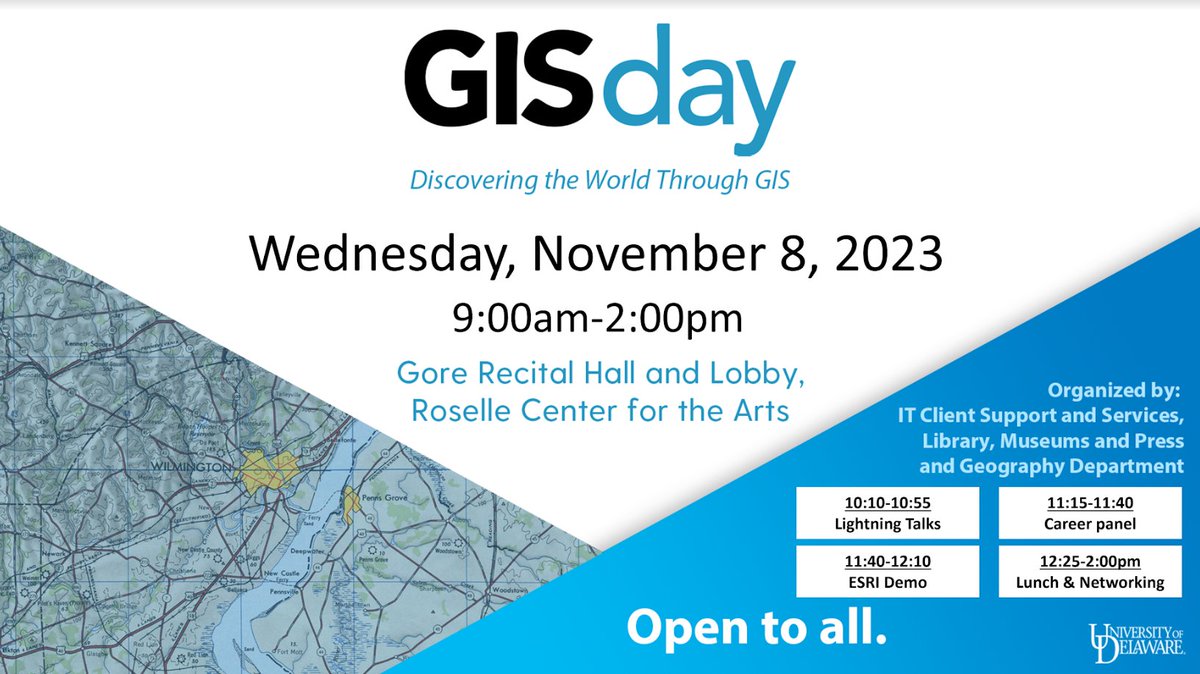 Univ of Delaware GIS tweet media