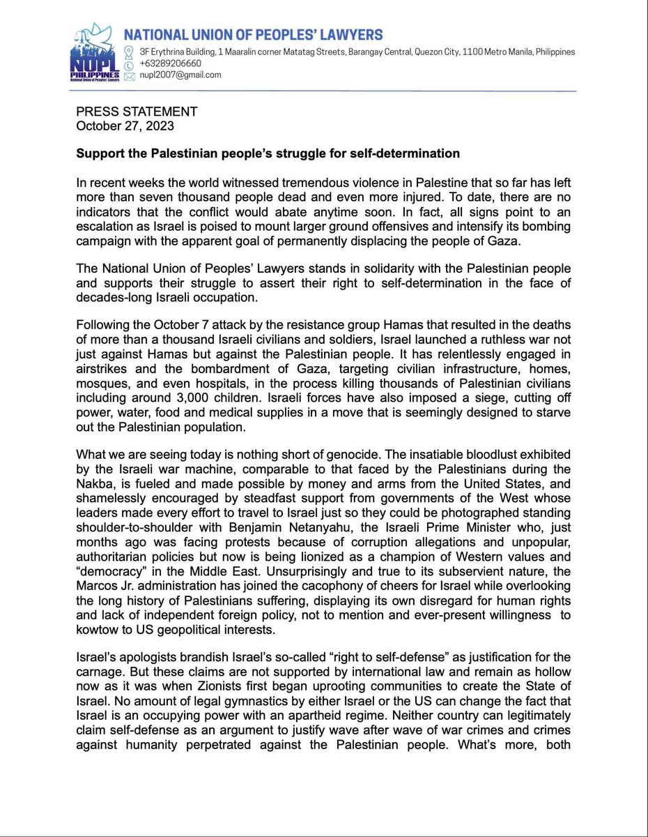 National Union of Peoples' Lawyers tweet media