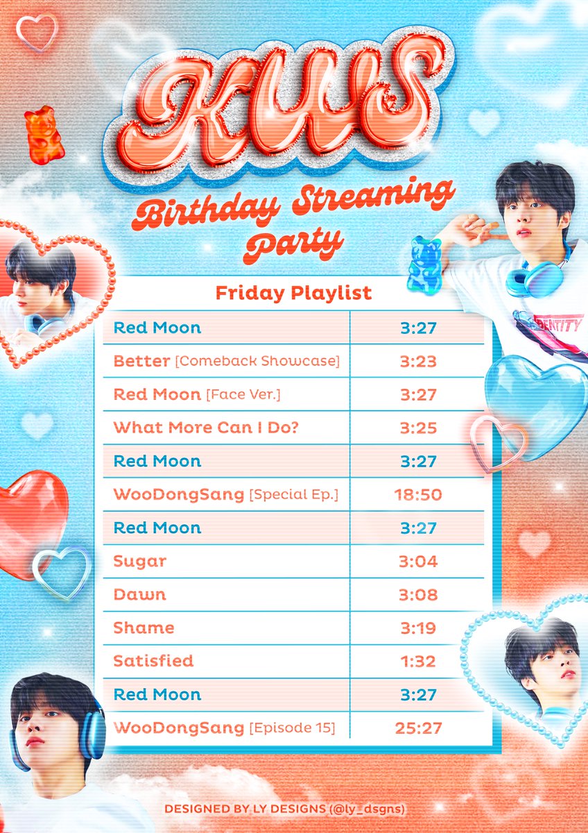 _KIMWOOSEOKPH_'s tweet image. KIM WOOSEOK [1027] BIRTHDAY STREAMING PARTY 🎶

Here&apos;s our Day 2️⃣7️⃣ Streaming Playlist 🌸

🔗 Friday Playlist:
bit.ly/KWS_FRIDAYPLAY…

Happy Birthday, #KIMWOOSEOK 🎉
Happy streaming nias!!! 💕💖

#김우석_생일축하_지금_확인바람 
#Wooseokday_in_Autumn
@KWS_official_