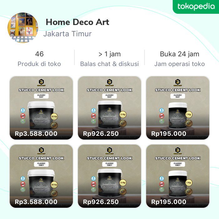 jaenabjaeee's tweet photo. Yuk, cek semua produk menarik dari Toko Home Deco Art di @Tokopedia  https://t.co/NS5tooW2wl
#ART
#SeniART
#HomeDecoART https://t.co/4twN6JHp0H