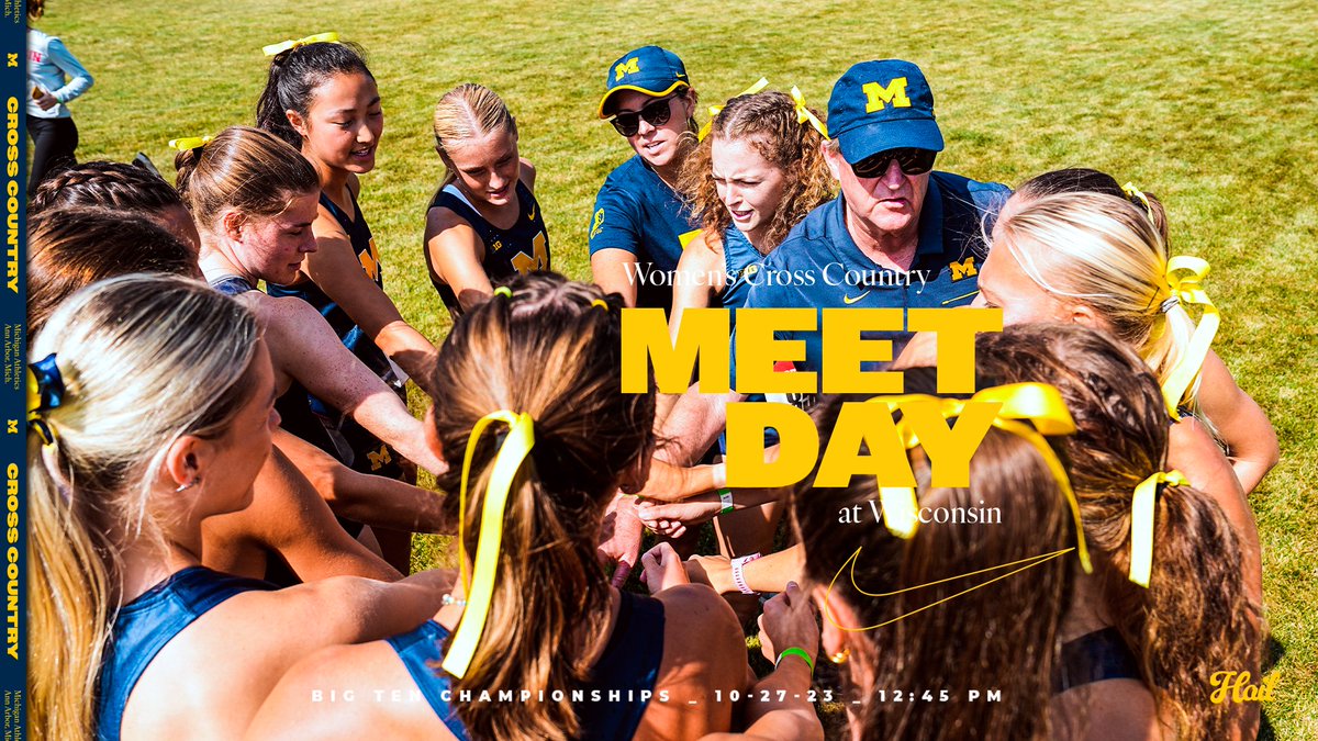 All for one. All together. #GoBlue 

📍Madison, Wis. (Thomas Zimmer Championship Course)
⌚️Men- 11:45 ET; Women- 12:45 ET
📺 (B1G+)- myumi.ch/35bq1
📊- myumi.ch/ezVXy