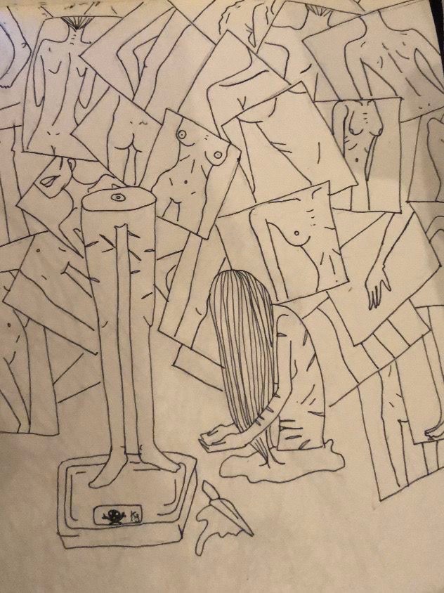 dietmtndewbunny's tweet photo. am i the only one that secretly kinda likes some ed art? people are so creative with their pain https://t.co/8W5HkmLGIt
