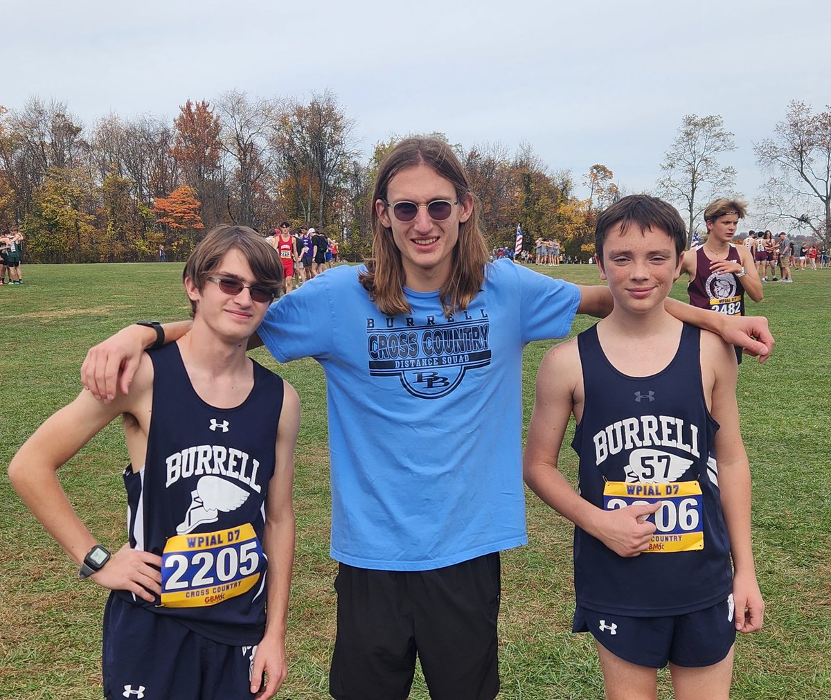 CJ_Legs's tweet photo. It was a beautiful day at #WPIALS for the @burrell_track #DistanceSquad boys today. Big s/o to Andrew Beveridge for a 40 second PR that almost qualified him for states!
#HardWorkPaysOff https://t.co/7KydZqUpyd