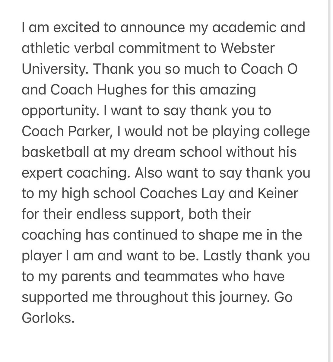 KKstager19's tweet photo. Committed, Go Gorloks!
@GorlokWBB @WUhoops @IGT_basketball @OHS_Girls_BBall https://t.co/jLBXlUE5Gj