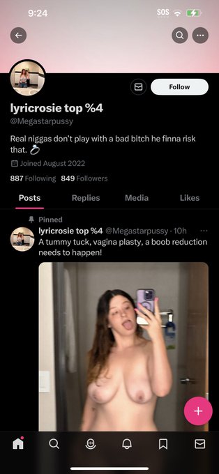 This is NOT @Lyricrosiee REPORT the page DO NOT FOLLOW! https://t.co/PsnlbADMlp<a class="tags" target="_blank" title="On Twitter" href="/?out=eyJ0eXAiOiJKV1QiLCJhbGciOiJIUzUxMiJ9.eyJpYXQiOjE3MjIzNTUwMDksImlzcyI6InR3cG9ybnN0YXJzLmNvbSIsIm5iZiI6MTcyMjM1NTAwOSwiZXhwIjoxNzUzODkxMDA5LCJyZWRpcmVjdF91cmwiOiJodHRwczovL3R3aXR0ZXIuY29tL0x5cmljcm9zaWVlIn0.x3SXwxMLxOCJkLzwgMWsQ-DWpo0bDTfcHLxtymQIgnohWtjBVIzYTj01uVWlz0_ru1c2k5tgbWQv4s2Uuw5WUQ">@Lyricrosiee</a>